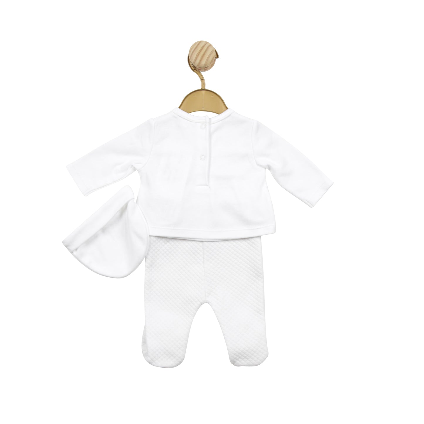 MB5135 | Top, Pant & Hat - White - In Stock