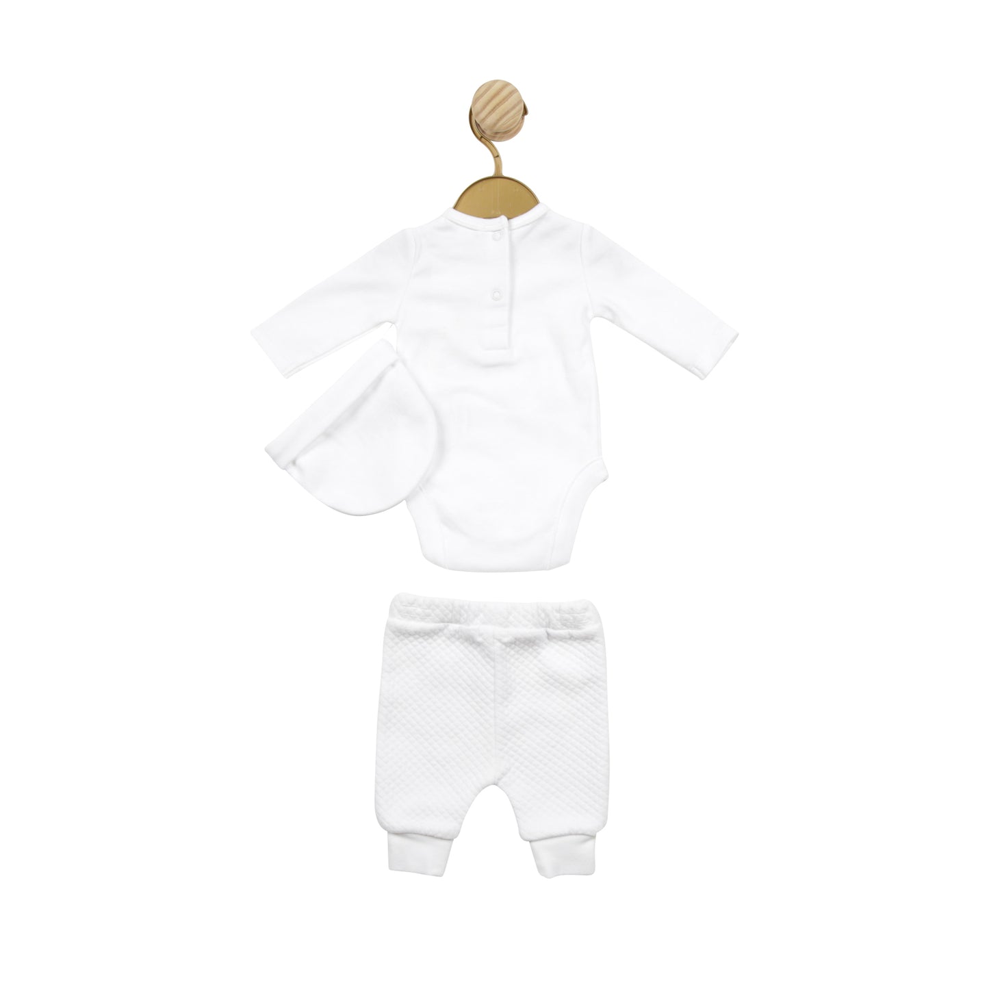 MB5138 | Bodysuit, Trouser & Hat - White - In Stock
