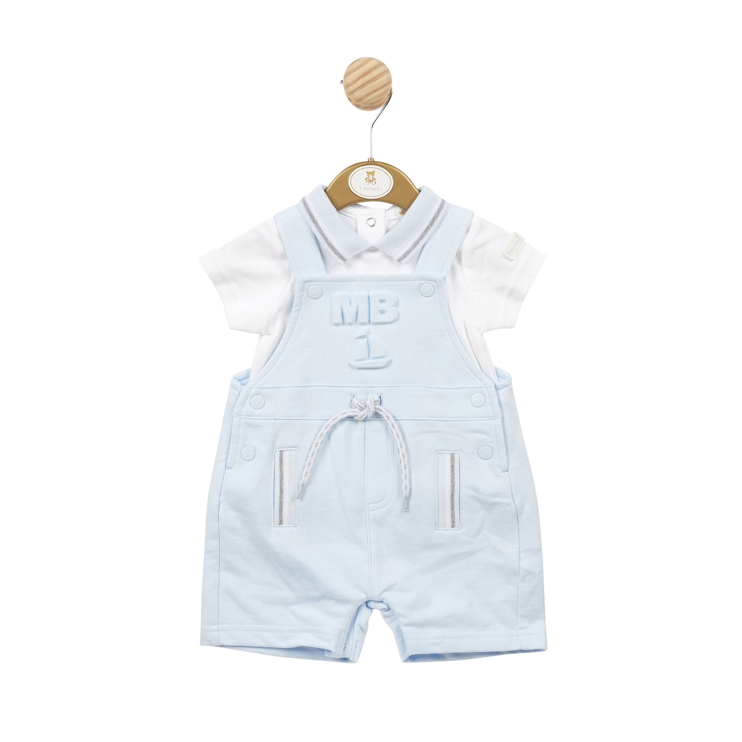 MB5839 | Top & Short Dungaree - In Stock