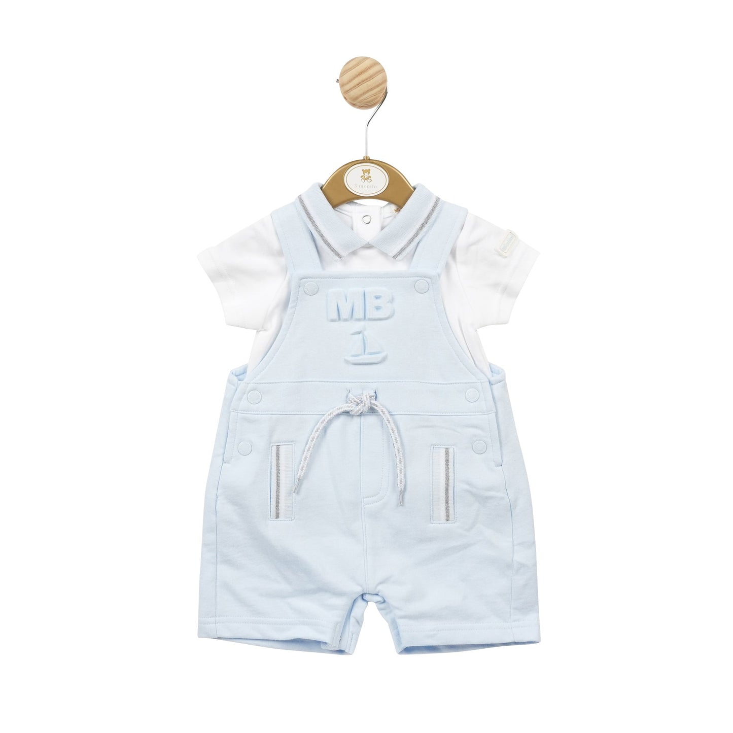 MB5839A | Top & Short Dungaree - In Stock