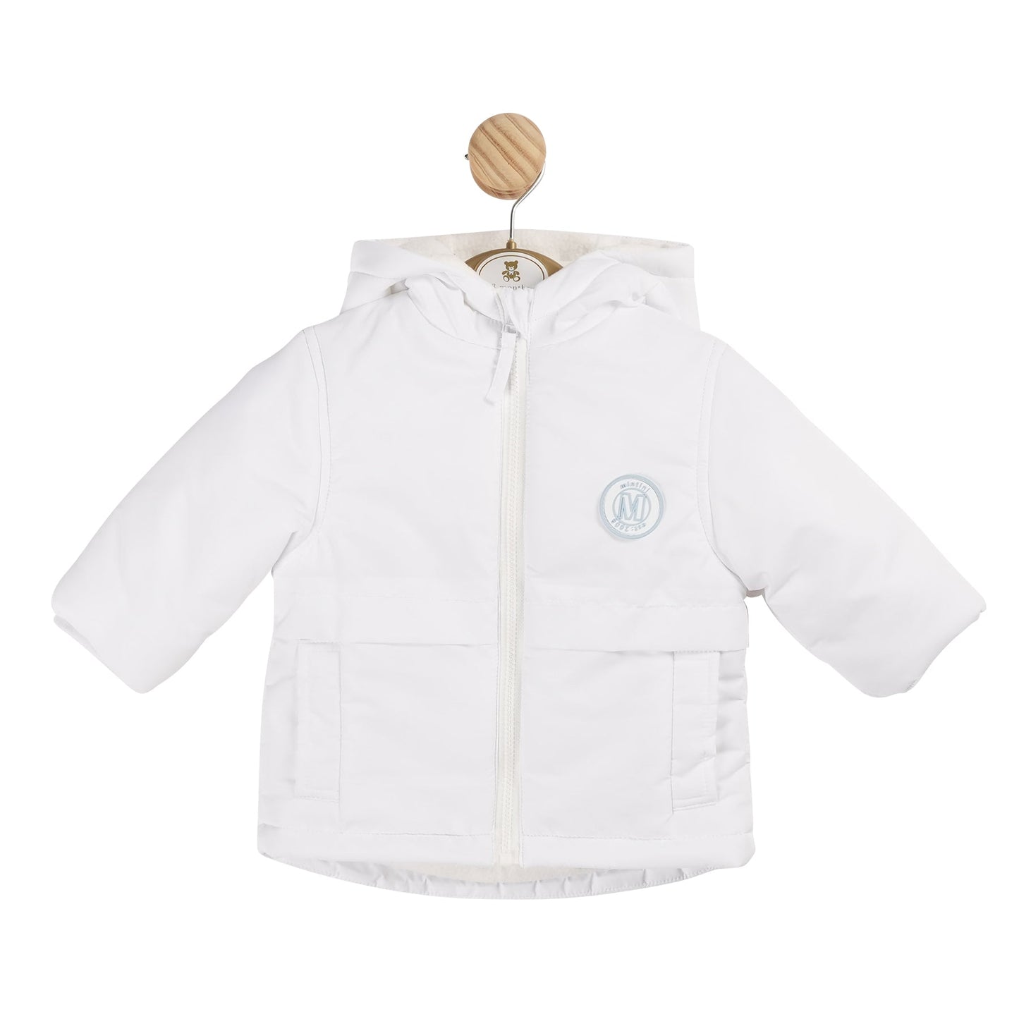 MB5901A | Coat - White - In Stock