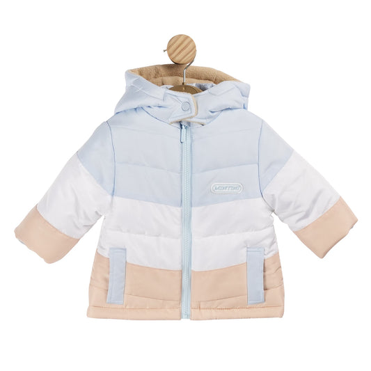 MB5914A | Coat - Blue/White/Beige - In Stock