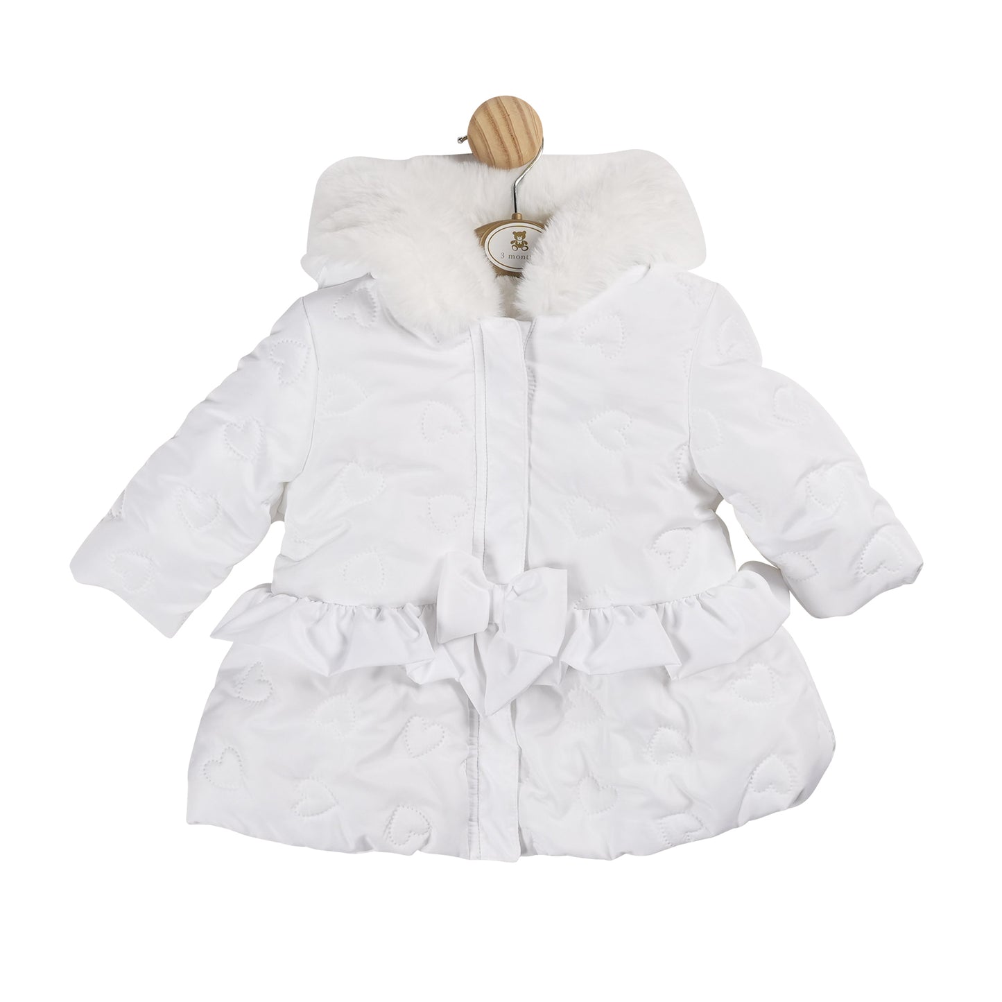 MB5924 | Coat - White - In Stock