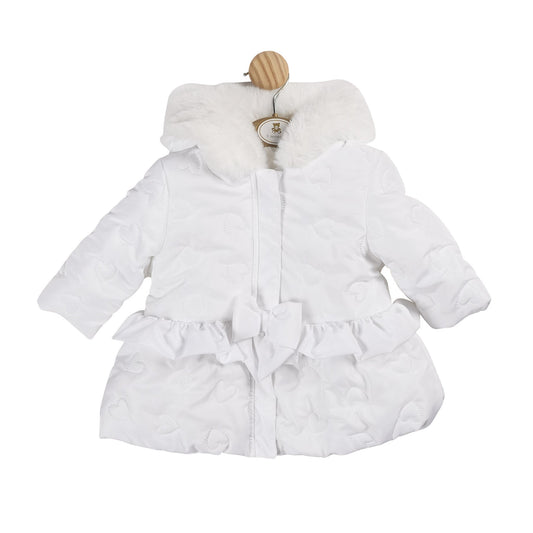 MB5924B | Coat - White - In Stock