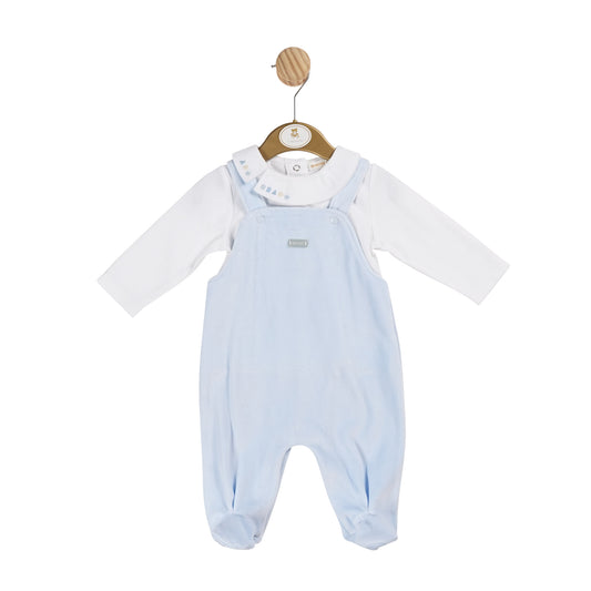 MB5971 | Top & Dungaree - Blue - In stock