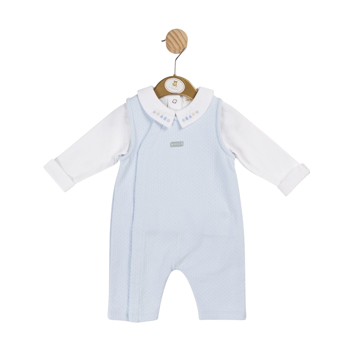 MB5972 | Top & Dungaree - Blue - In Stock