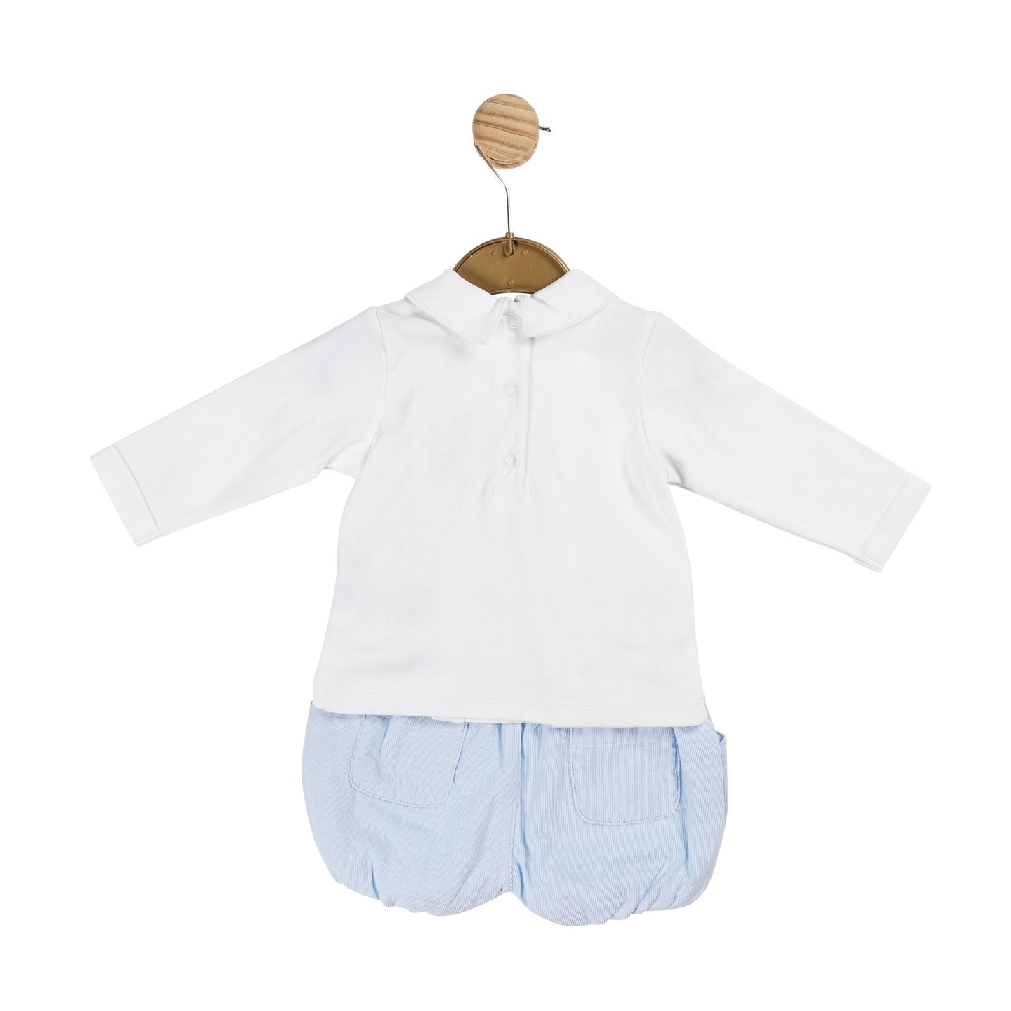 MB5998A | Top & Bloomer  - White/Blue - In stock