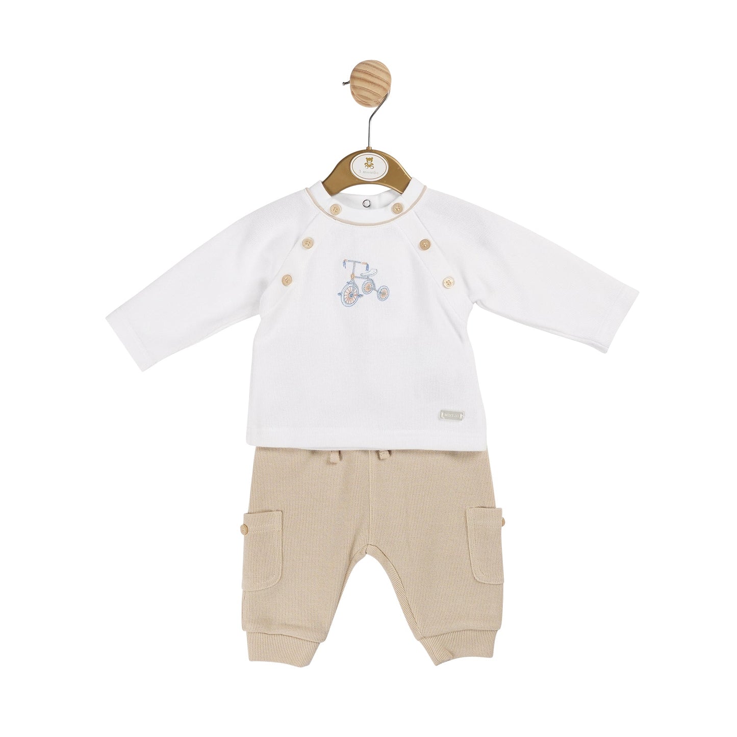 MB6019A | Top & Trouser  - Beige - In stock