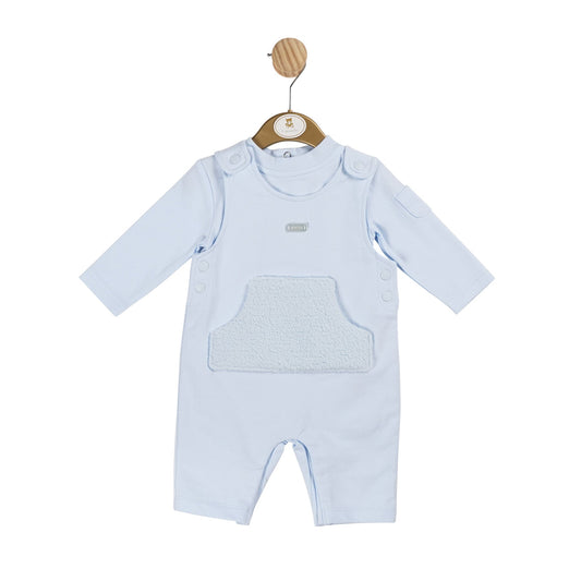 MB6025A | Top & Long Dungaree - Blue - In stock