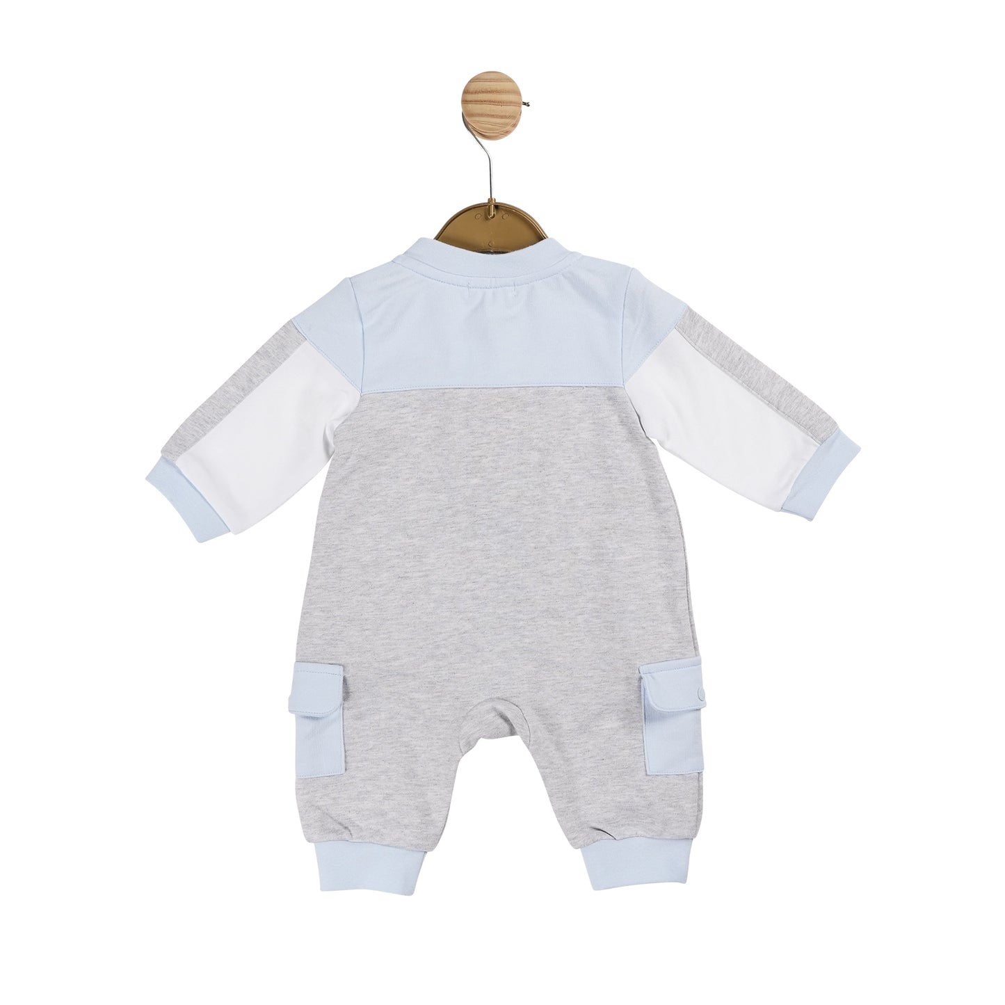 MB6054 | Romper - Blue/Grey/White - In stock