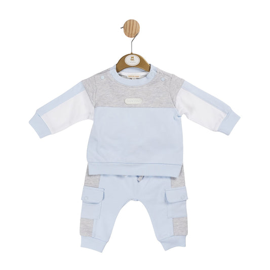 MB6057A | Jogsuit - Blue/Grey/White - In stock