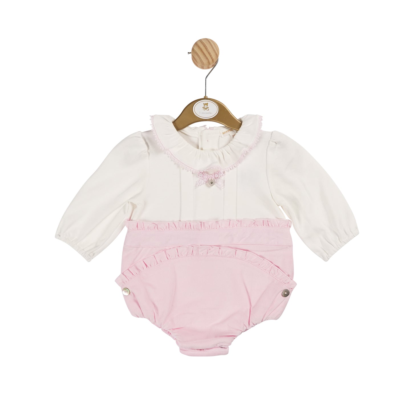 MB6105 | Short Leg Romper - Pink - In stock