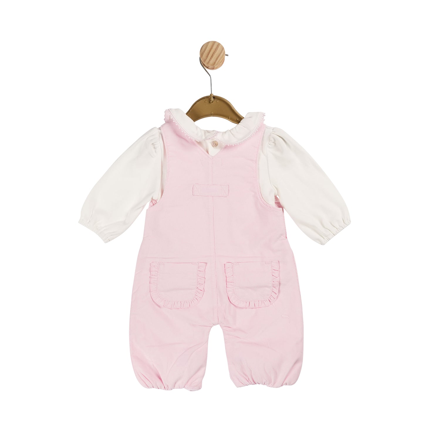 MB6107 | Top & Dungaree - Pink - In stock