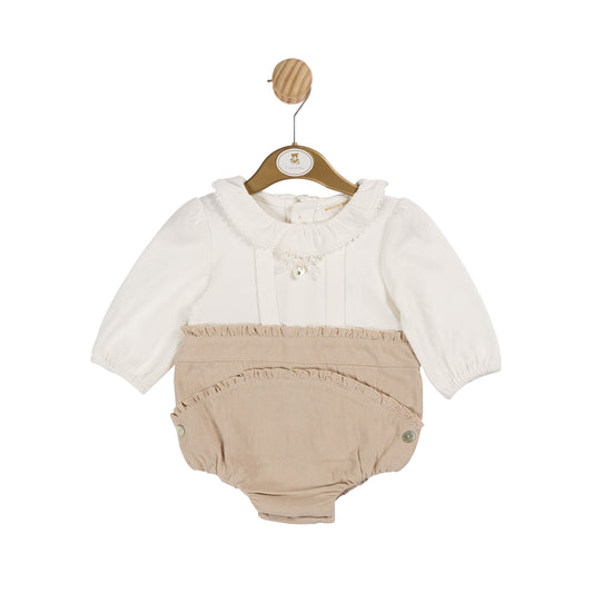 MB6112 | Romper - Beige  - In stock