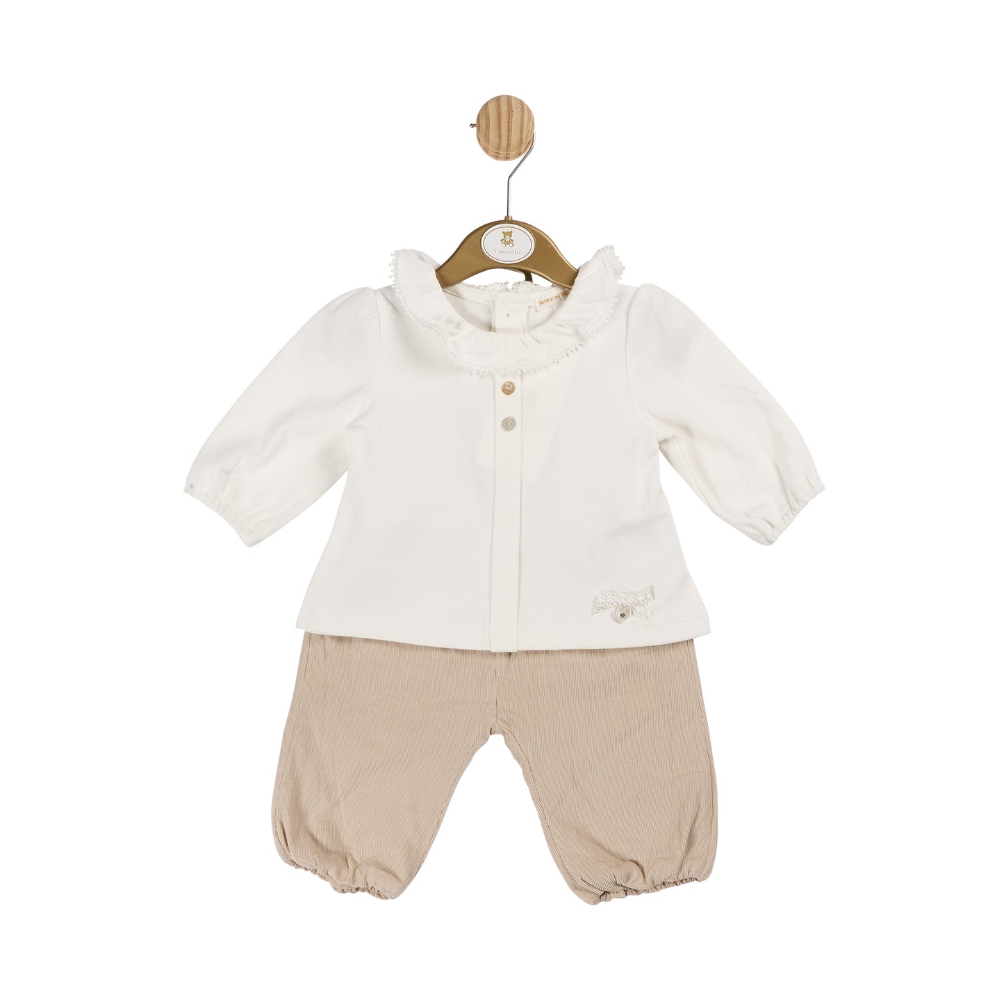 MB6117 | Top & Trouser - Beige  - In stock