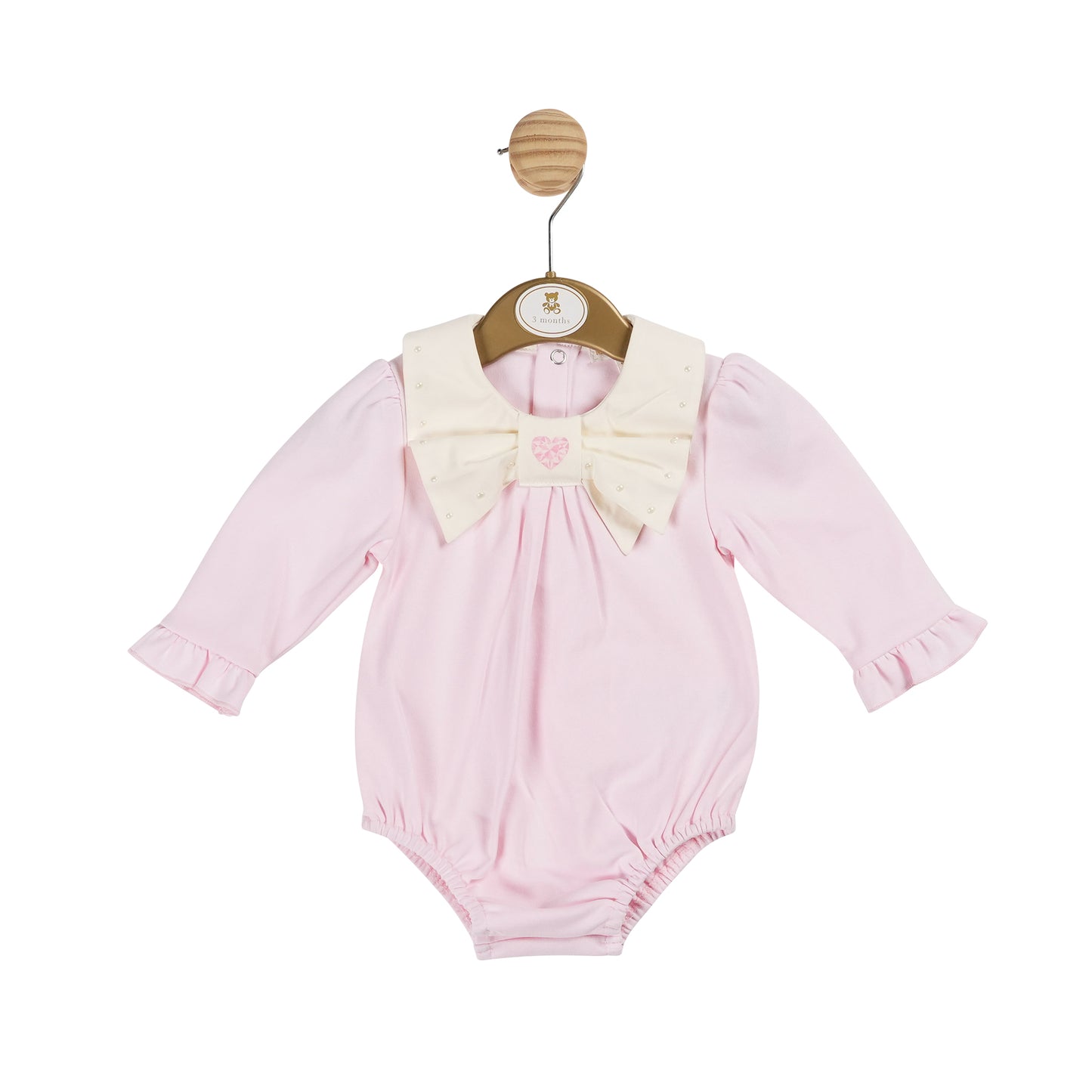 MB6160 | Romper - Pink/Ivory - In stock