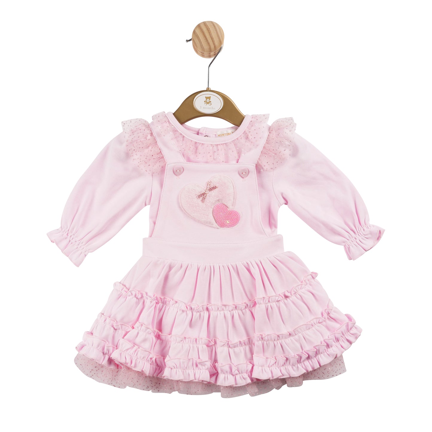 MB6171 | Top & Pinafore - Pink - In stock