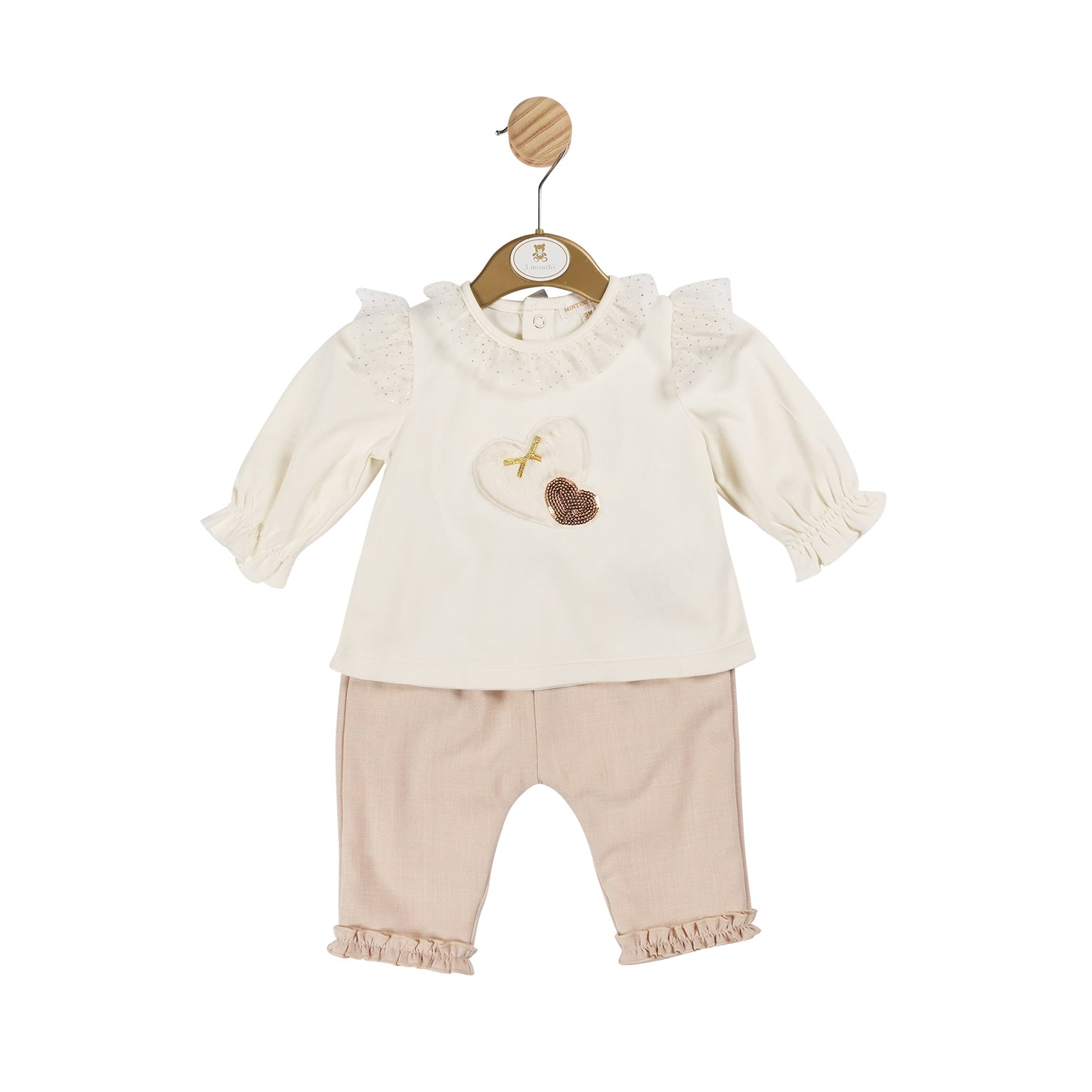 MB6187B | Tunic & Legging - Ivory/Gold - In stock