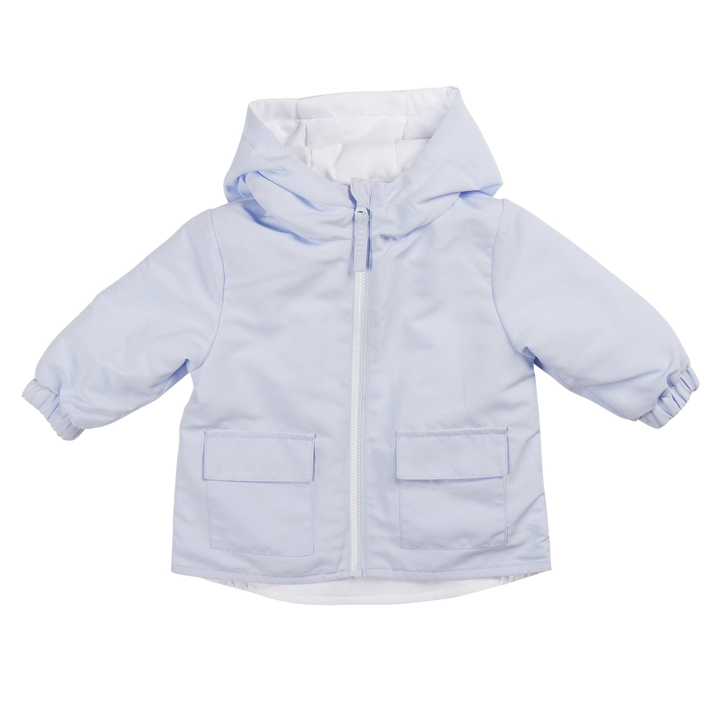 MB6220A | Boys Reversible Coat-Blue/White-In Stock