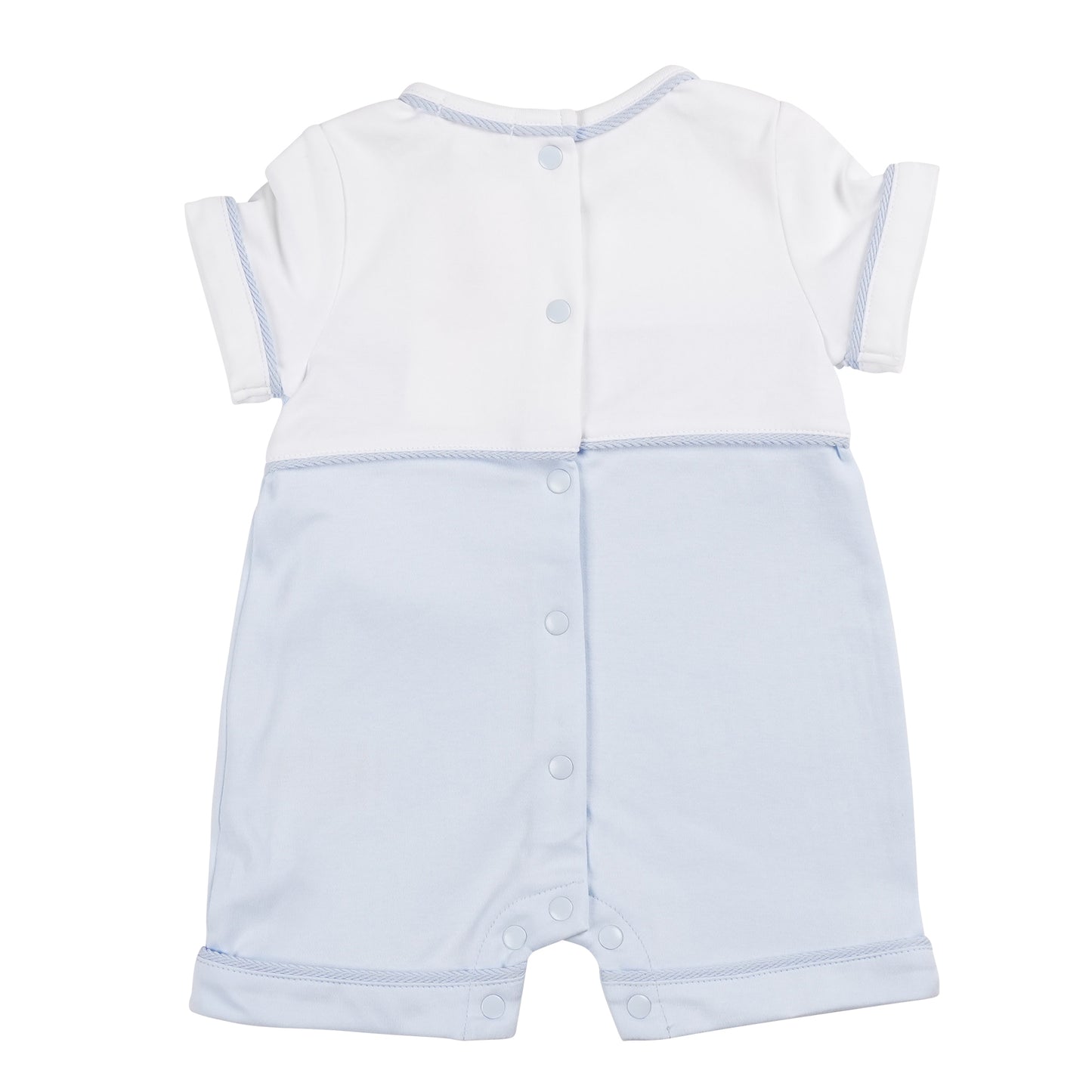 MB6292| Romper-White/Blue-Pre Order