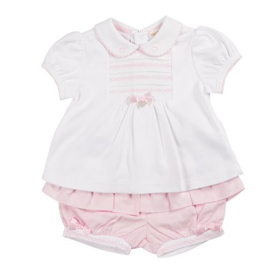 MB6337A | Top & Bloomer Short-Pink-In Stock