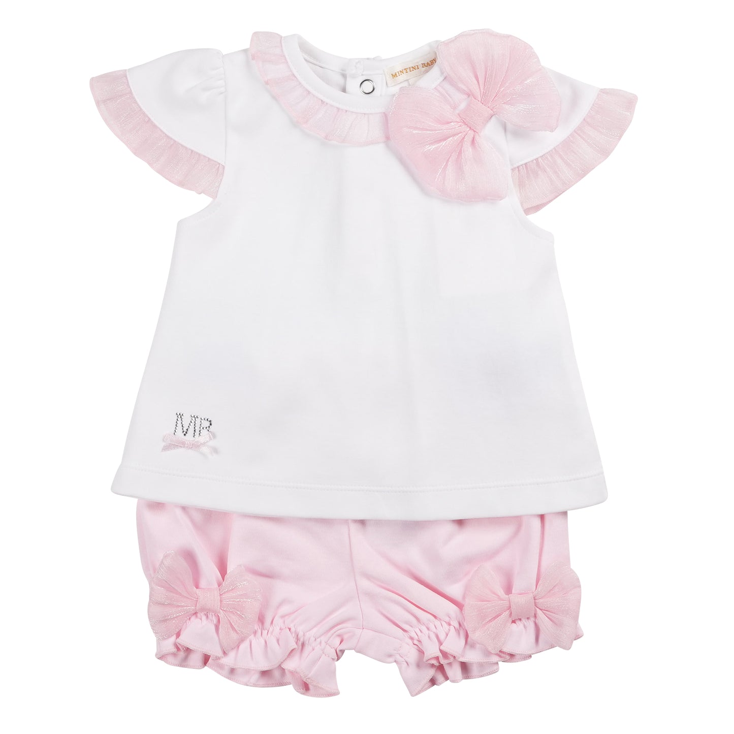 MB6404A | Top & Bloomer-White/Pink-In Stock