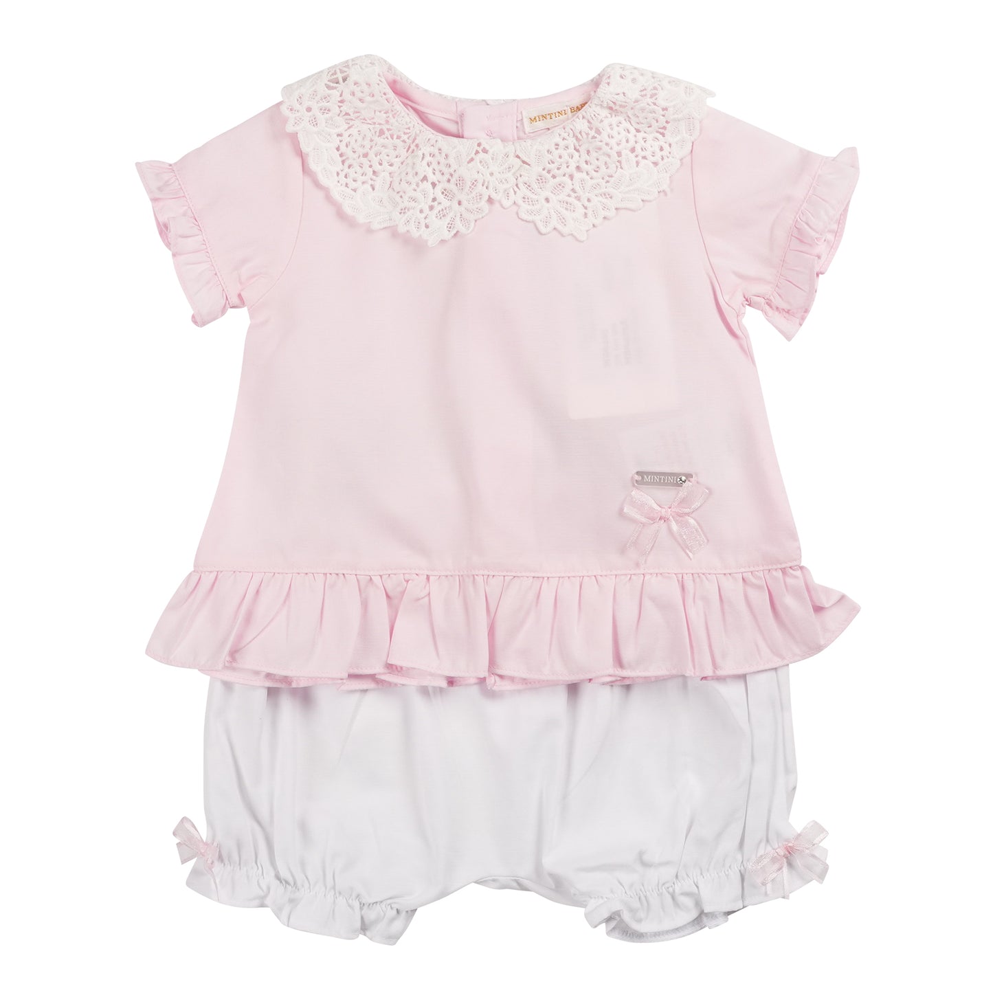 MB6425 | Top & Bloomer-Pink/White-In Stock