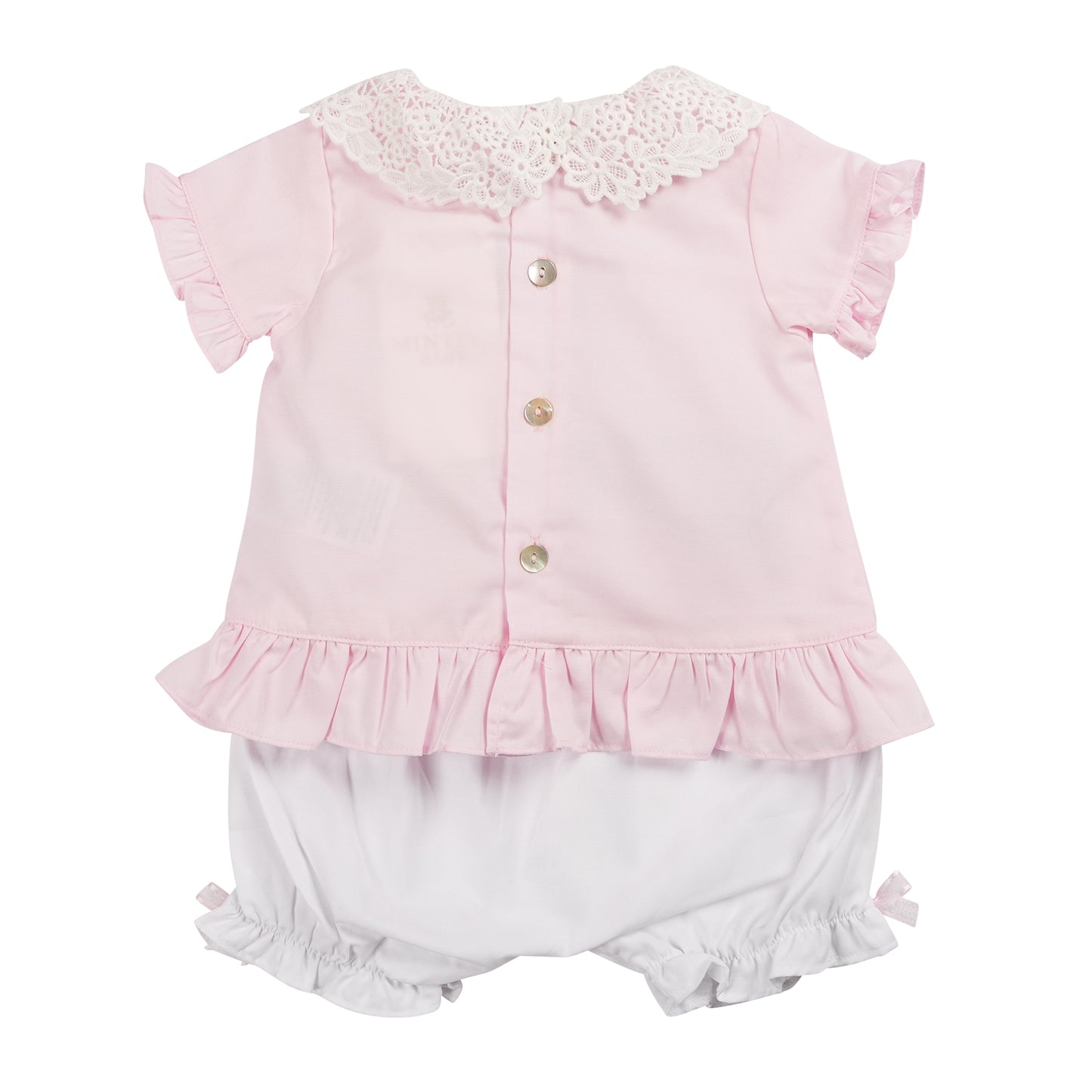 MB6425 | Top & Bloomer-Pink/White-In Stock