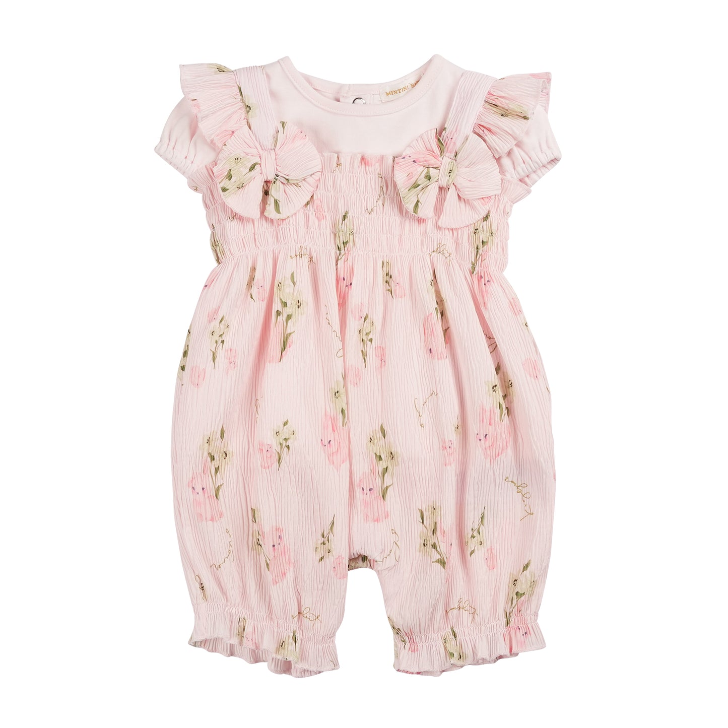 MB6454A | Top & Sun Romper -Pink-In Stock