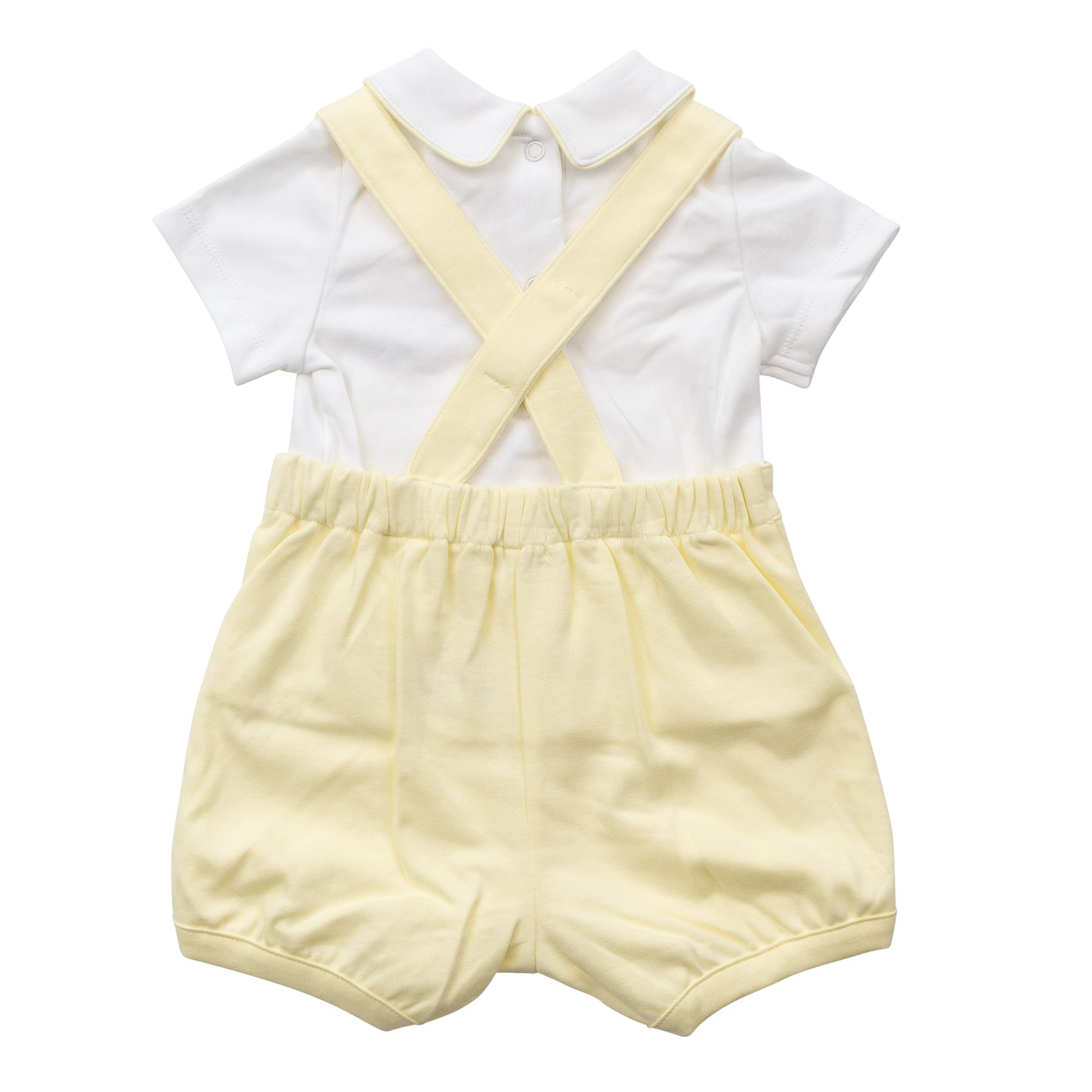 MB6480 | Top & Romper Dungaree-Lemon-In Stock