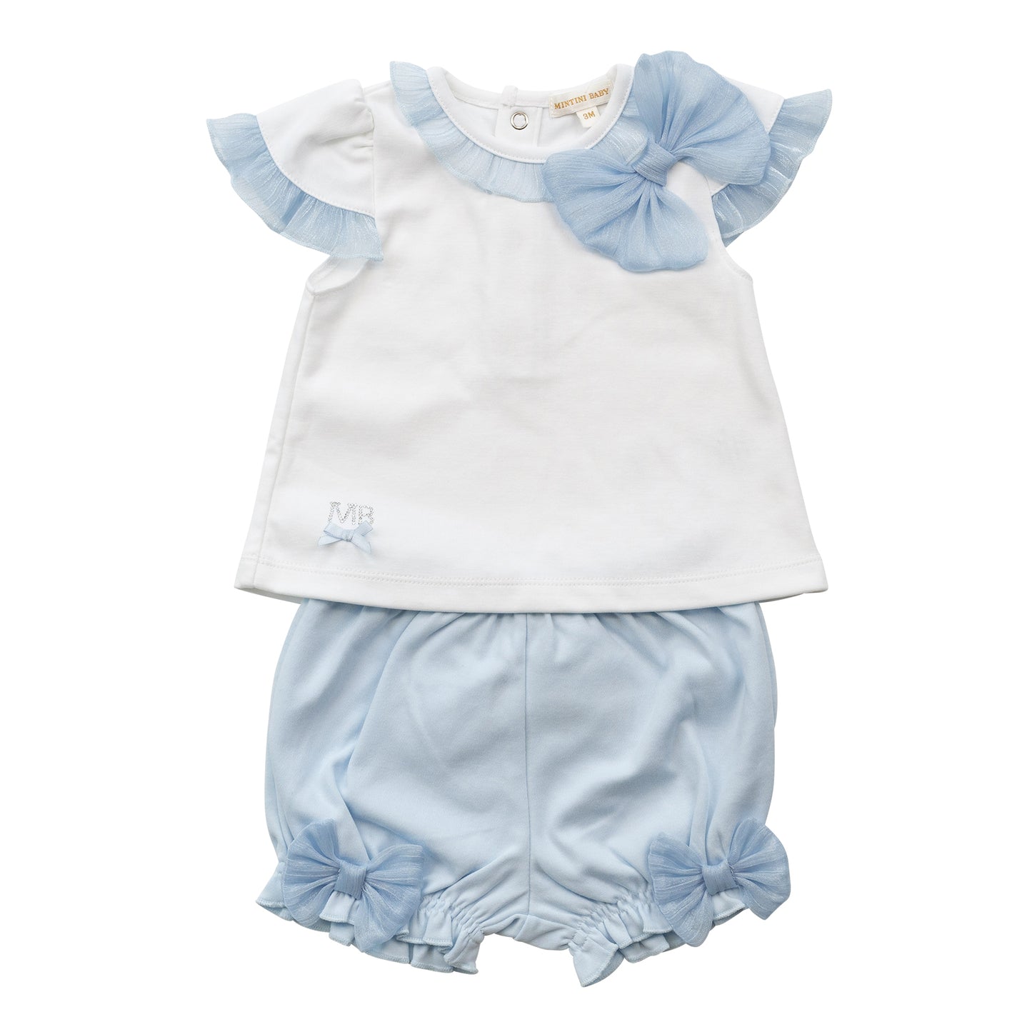 MB6494 | Top & Bloomer-White/Blue-In Stock