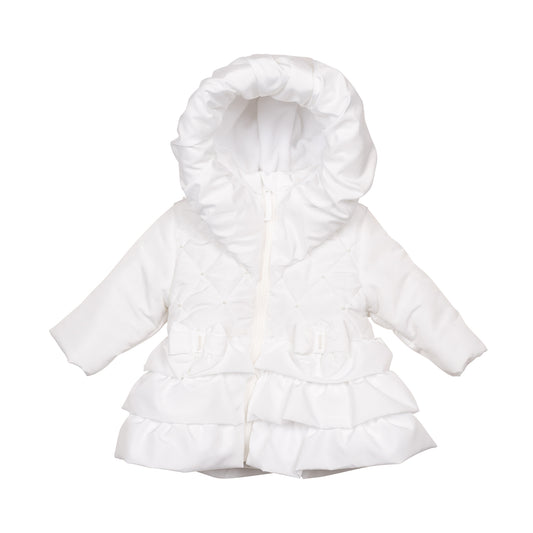 MB6527B | Coat- White - Preorder