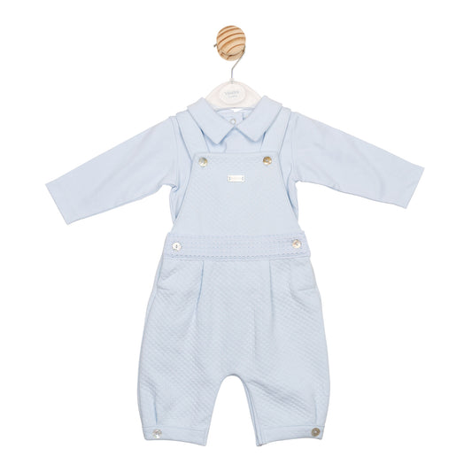 MB6554 | Top & Dungaree- Blue- Preorder