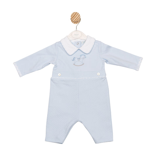 MB6557 | Romper- Blue- In Stock