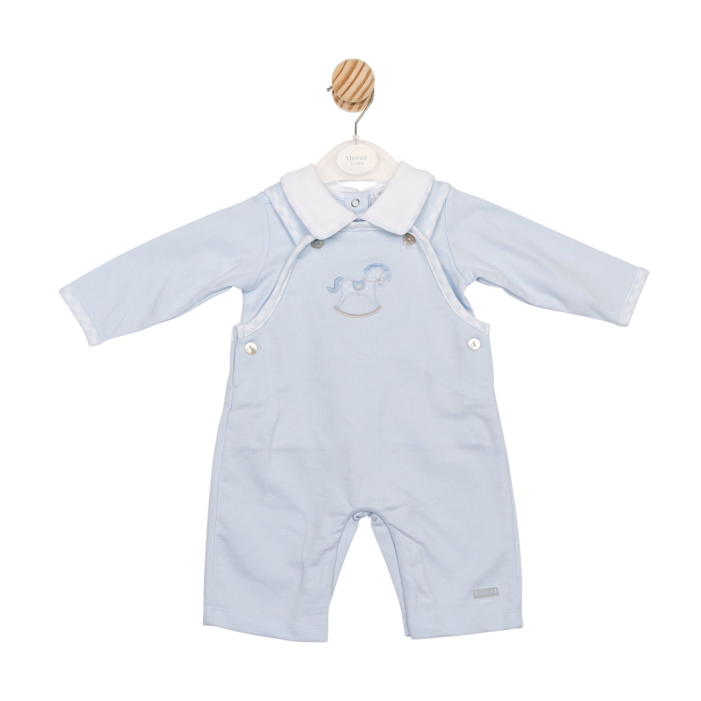 MB6559 | Top & Dungaree- Blue- In Stock