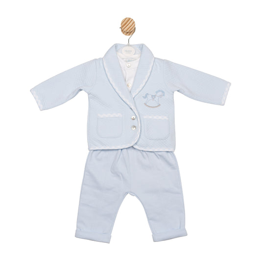 MB6561 | Top, Trouser & Jacket- Blue- In Stock