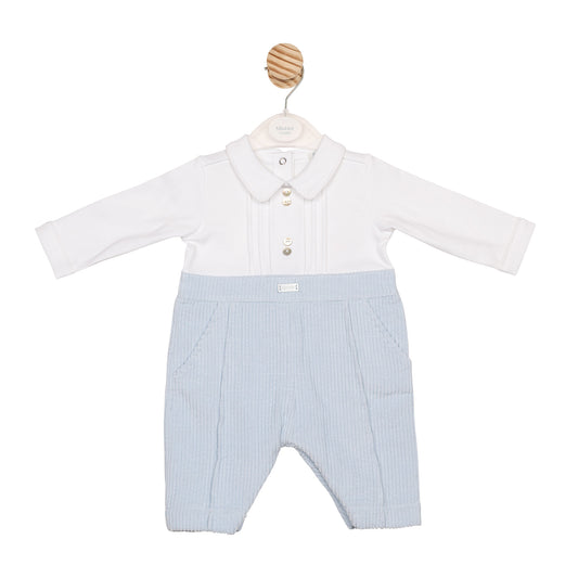 MB6562 | Romper- White/Blue- Preorder
