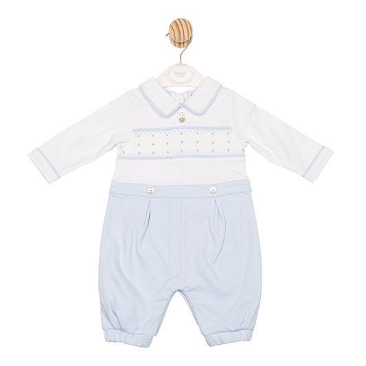 MB6575 | Romper- Blue- In Stock