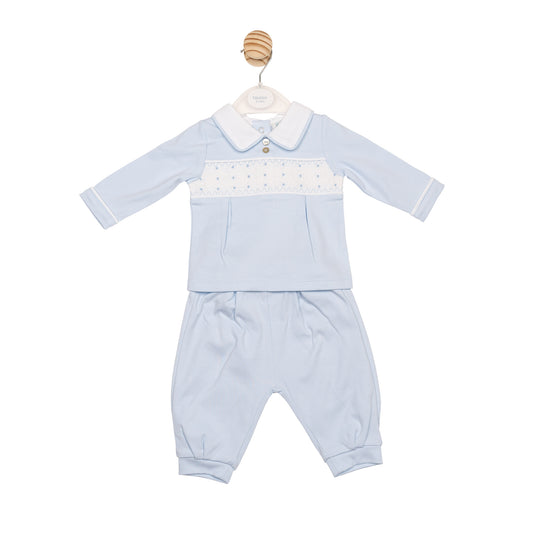 MB6578A | Top & Trouser- Blue- In Stock