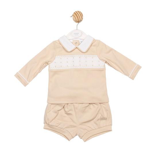 MB6582 | Top & Bloomer Short- Beige- Preorder