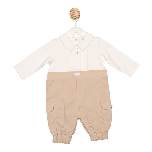 MB6620 | Romper - Ivory/Beige - Pre-Order