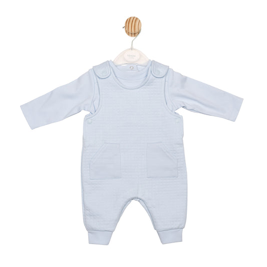 MB6633A | Top & Dungaree- Blue- Preorder