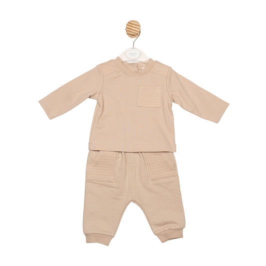 MB6640 | Top & Jogpant - Beige - Pre-Order