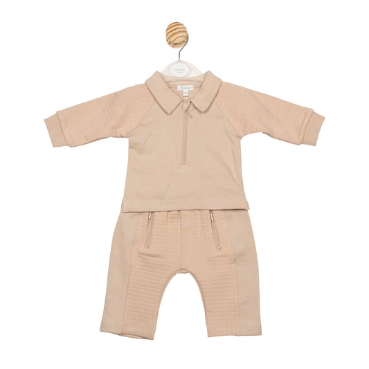 MB6642B | Top & Trouser - Beige - Pre-order