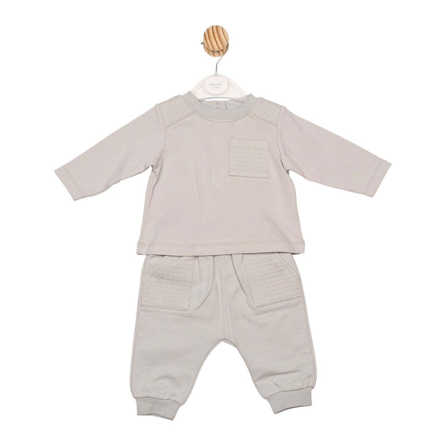 MB6646A | Top & Jogpant - Grey - Pre-order