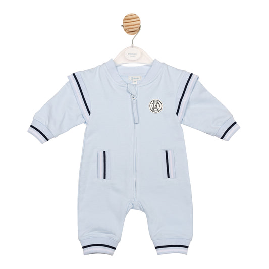 MB6652 | Romper - Blue/White/Navy - Pre-order