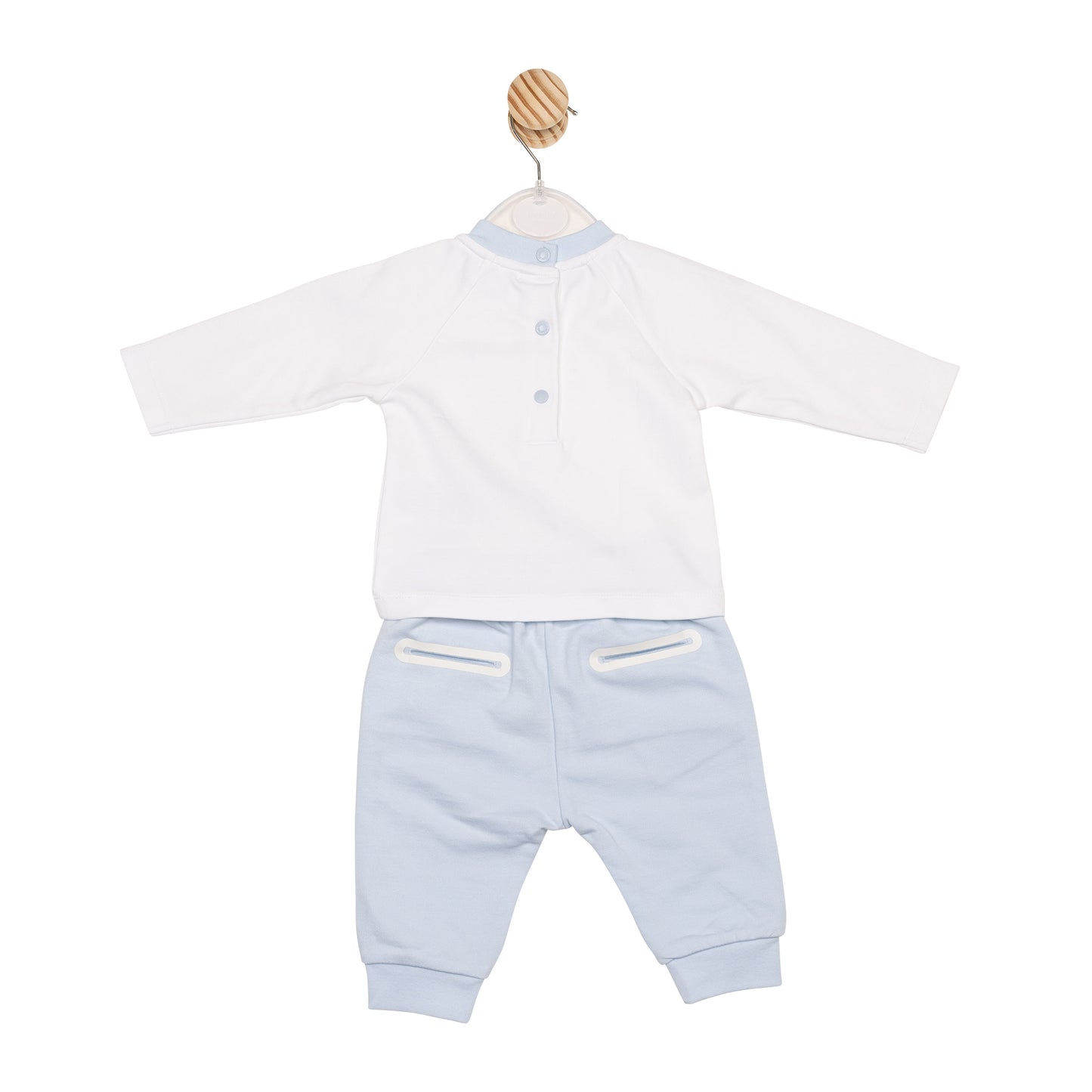 MB6660 | Top & Jogpant - White/Blue - Pre-order