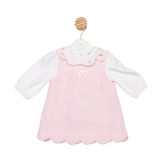 MB6691 | Top & Pinafore - Pink - Pre-order