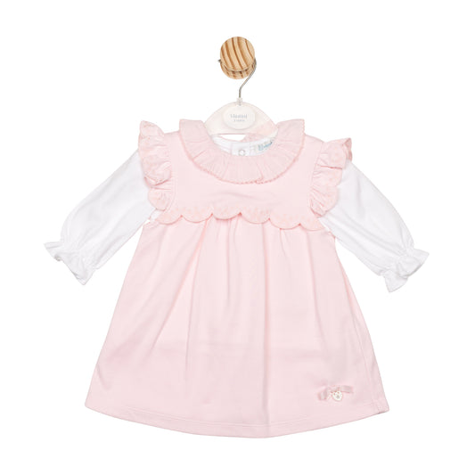 MB6705A | Top & Pinafore- Pink- In Stock