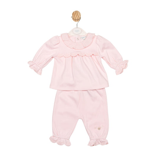 MB6706A | Top & Trouser- Pink- In Stock